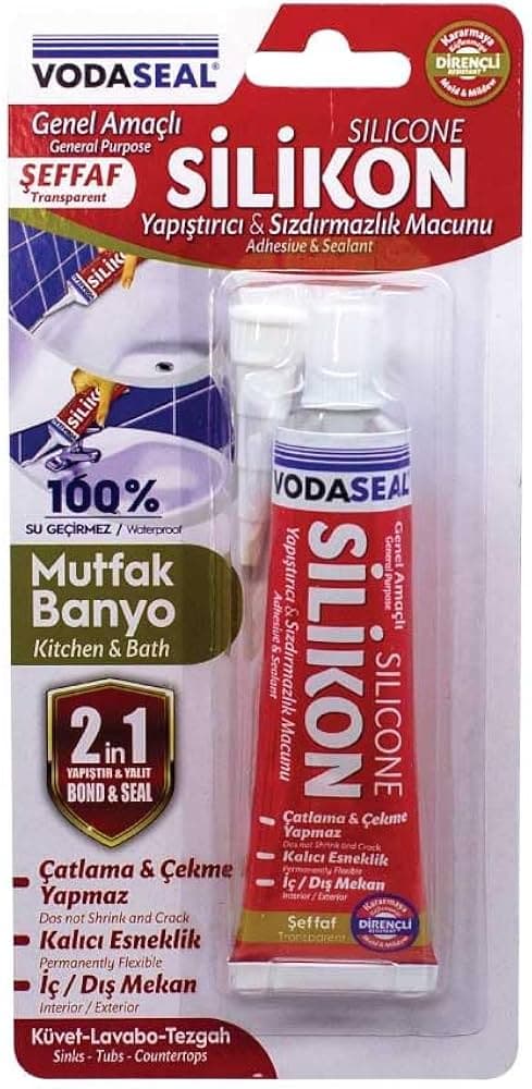 TÜP SİLİKON ŞEFFAF